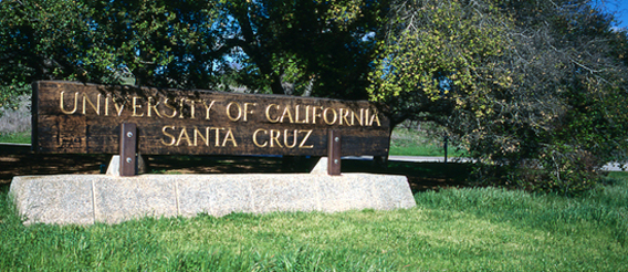 UCSC Campus Entrance Sign